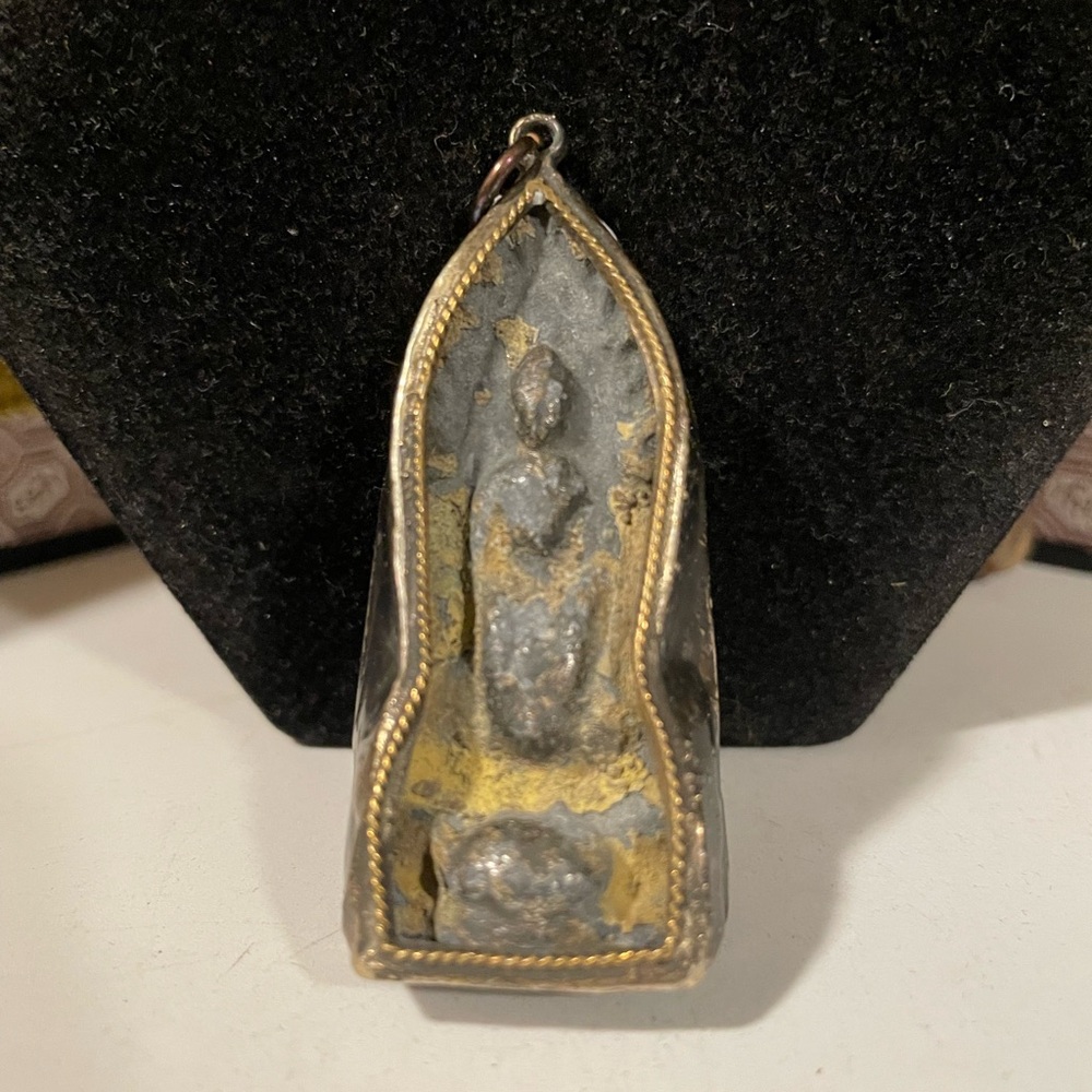 Old Buddhist Thai Temple Amulet